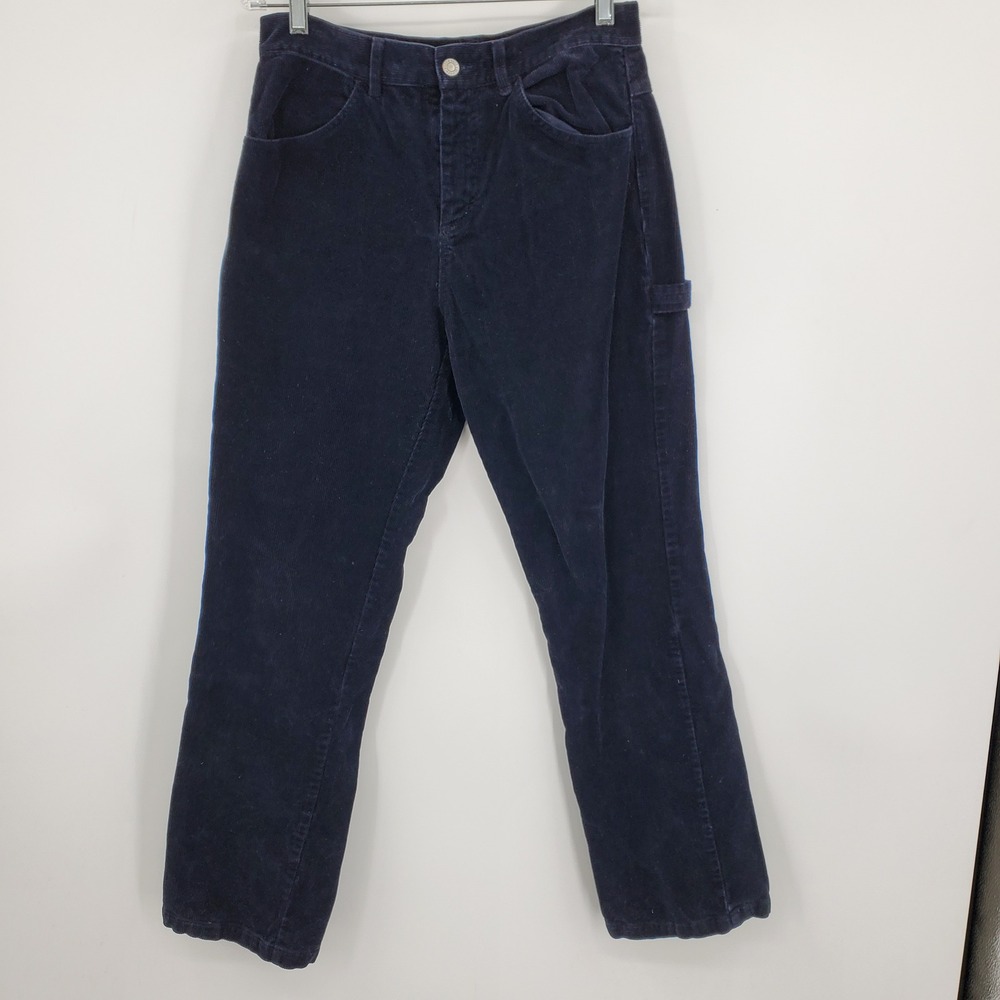 John Galt Brandy Melville Navy Blue Corduroy Carpenter Painter Pants Large‎